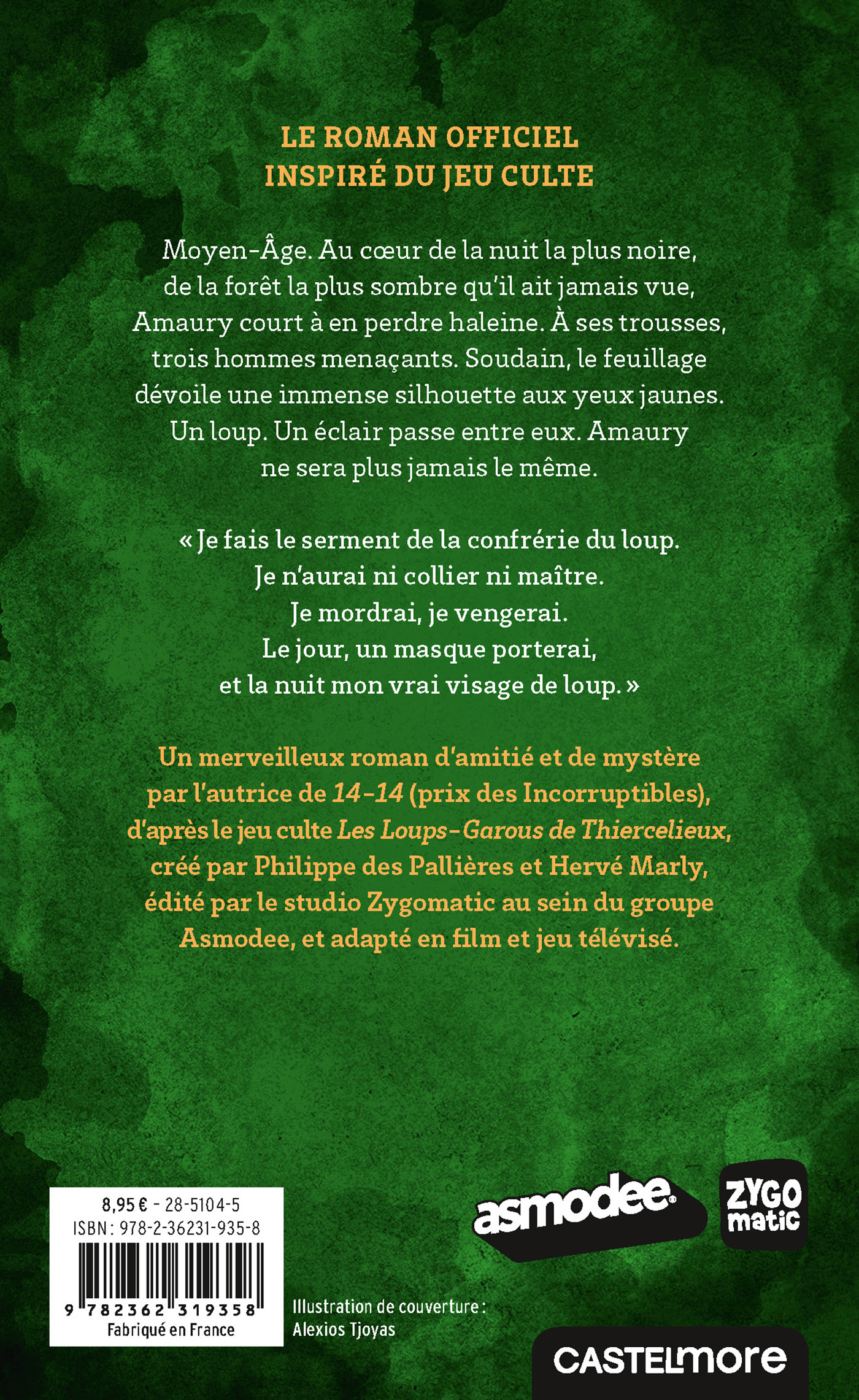 Les Loups-Garous de Thiercelieux - La Confrérie du Loup - roman officiel - Silène Edgar - CASTELMORE