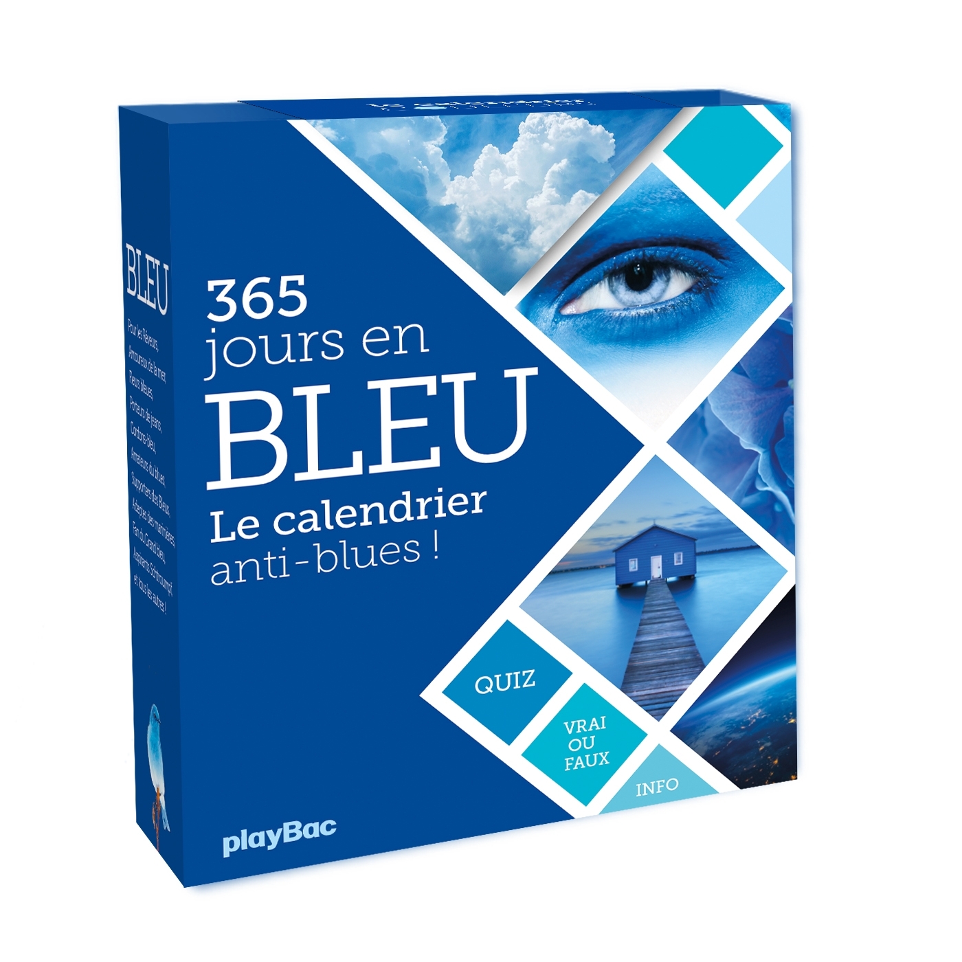 Calendrier 365 jours en bleu -   - PLAY BAC