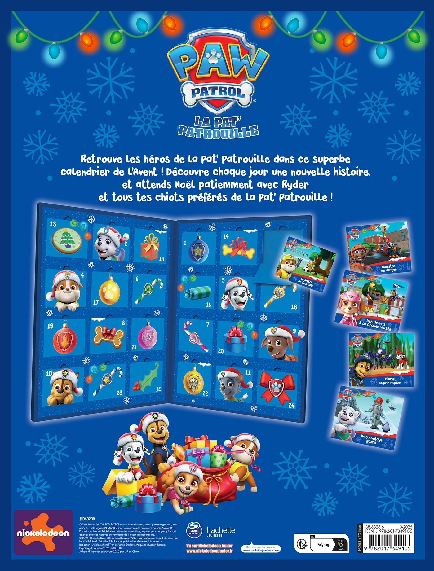 La Pat' Patrouille - Calendrier de l'Avent -   - HACHETTE JEUN.