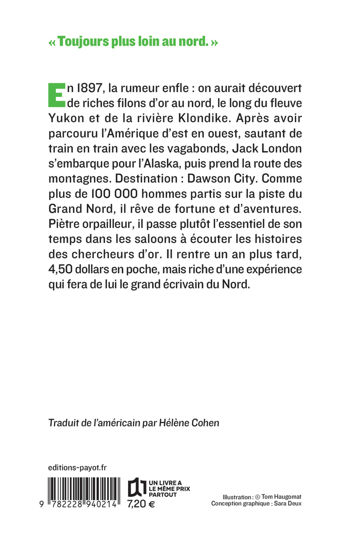 Le Grand Nord - Jack London - PAYOT