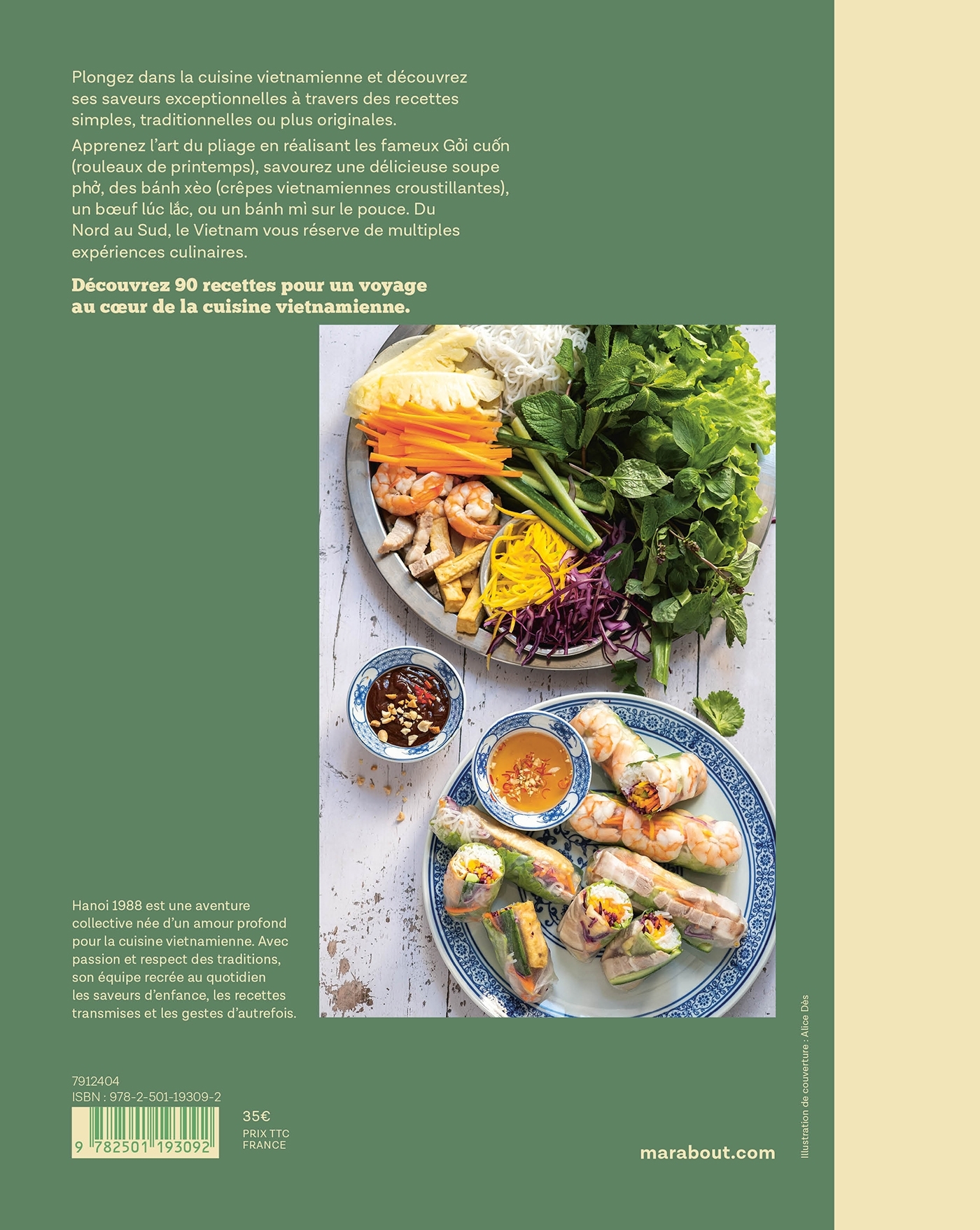 Cuisine vietnamienne maison -  Ha noi 1988 - MARABOUT