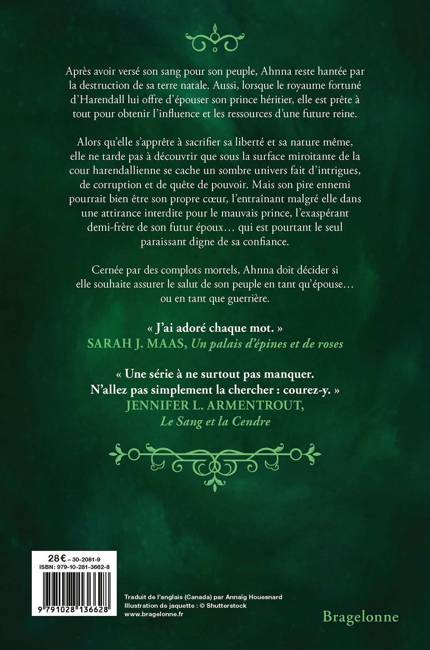 Le Pont des tempêtes, T5 : Le Trône tourmenté (édition reliée) - Danielle L. Jensen - BRAGELONNE