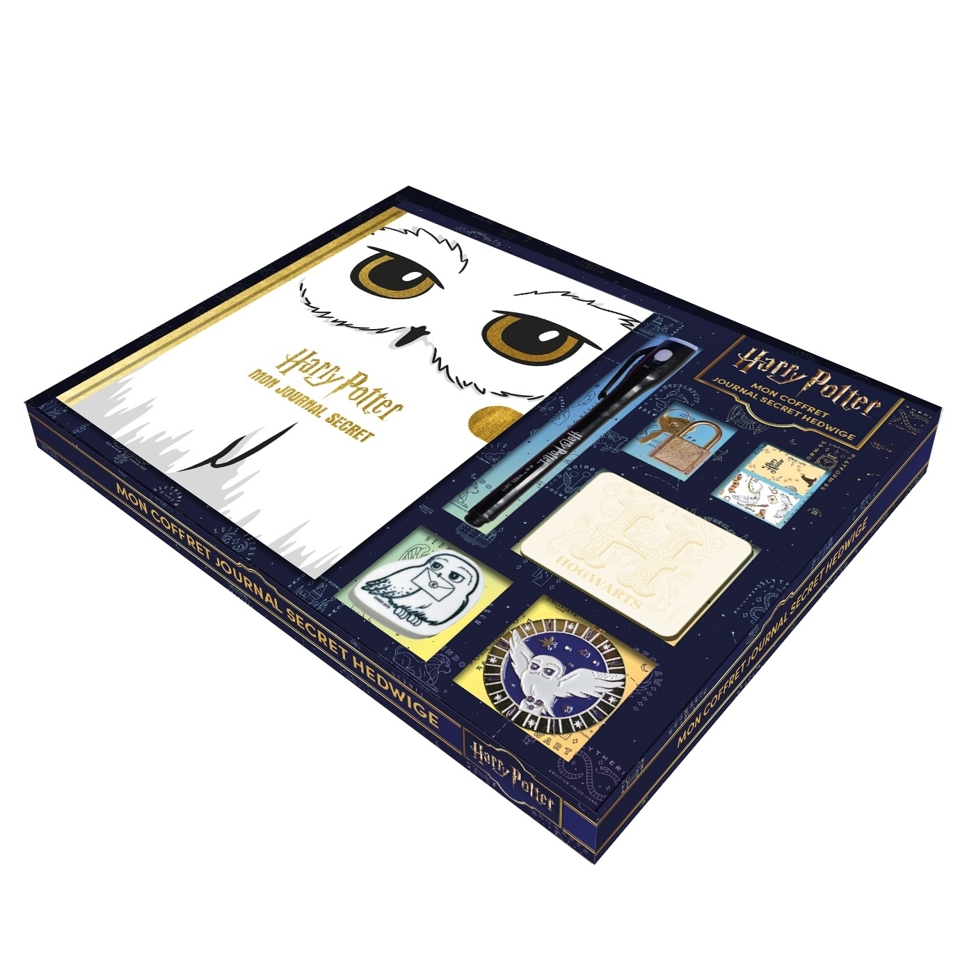 Harry Potter - Mon coffret Hedwige journal intime et papeterie - Édition 2025 -  Playbac Éditions - PLAY BAC