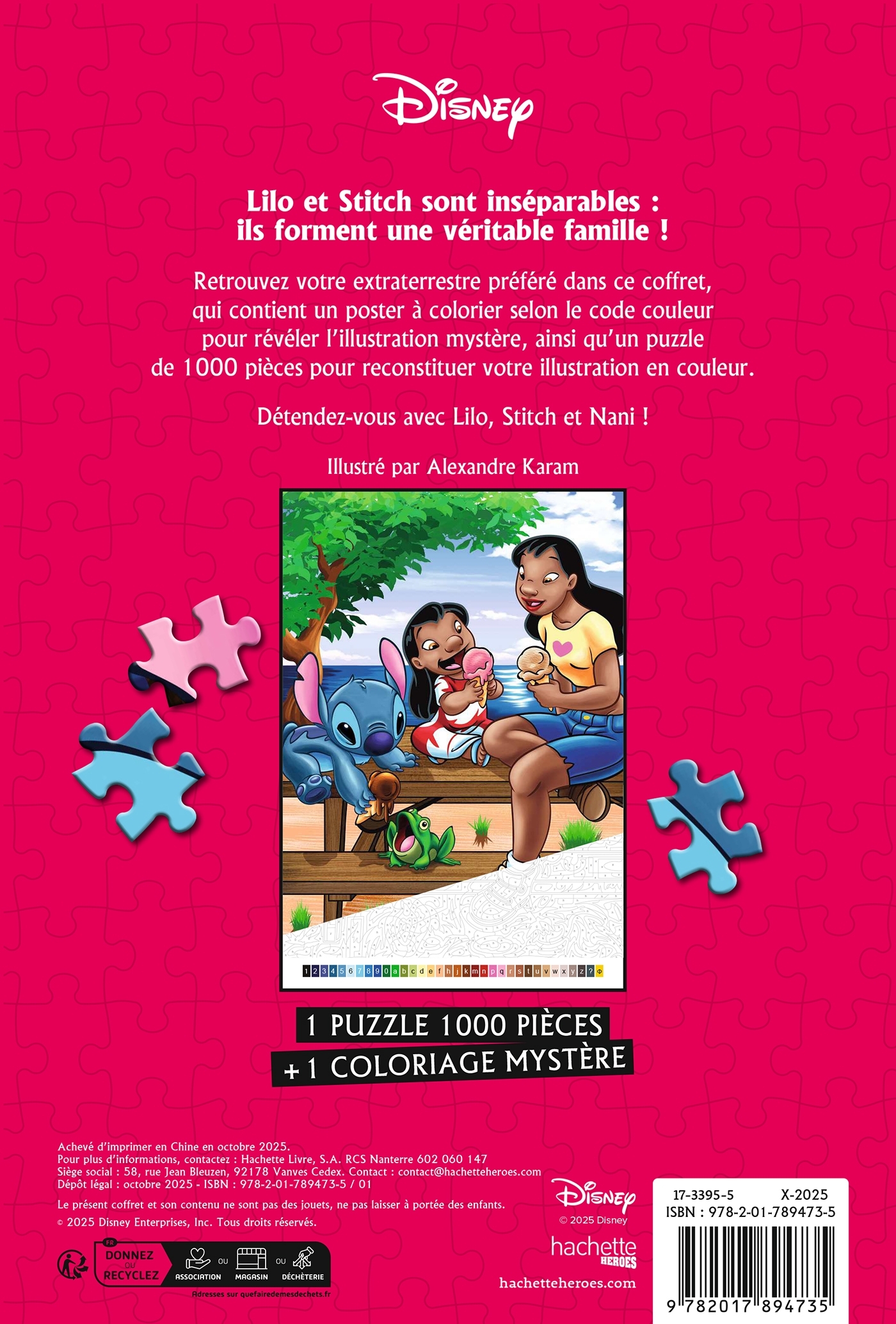 Puzzle mystères - Lilo & Stitch -  - HACHETTE HEROES