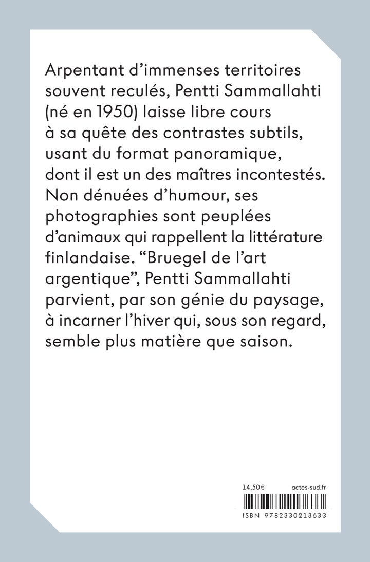 Pentti Sammallahti - Gérard Macé, Pentti Sammallahti - ACTES SUD