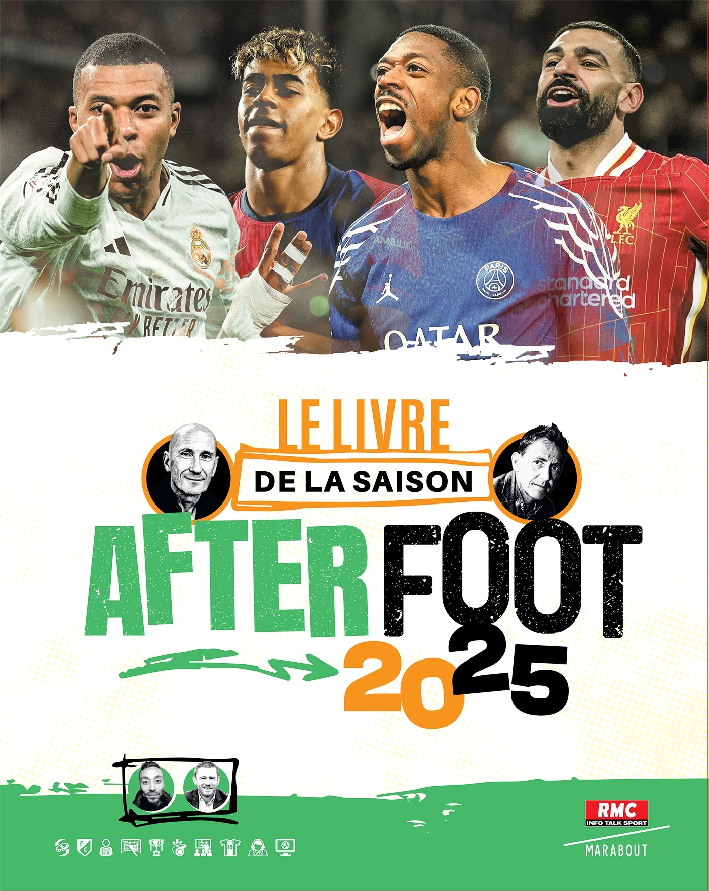 Le livre de la saison AfterFoot 2025 - Gilbert Brisbois, Daniel Riolo - MARABOUT