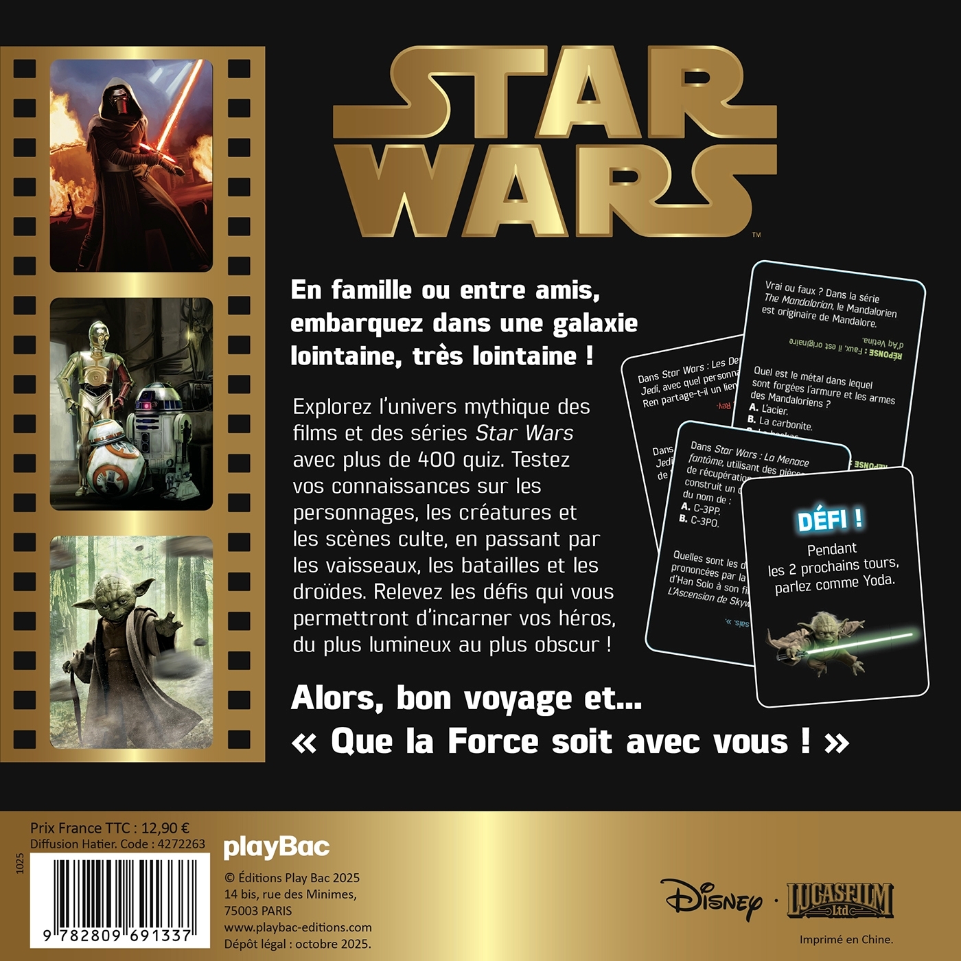 Boite quiz - Star Wars -   - PLAY BAC