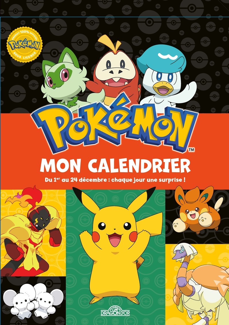 Pokémon - Calendrier de l'avent -  The Pokémon Company - DRAGON D OR