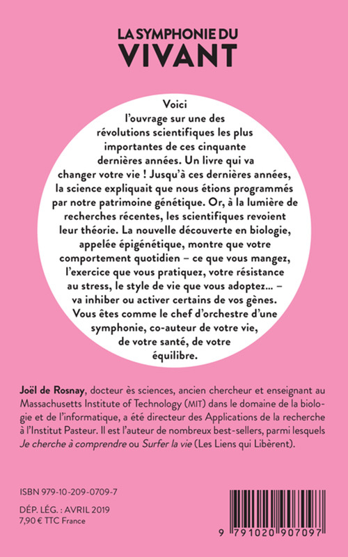 La symphonie du vivant - Joël De rosnay - LIENS LIBERENT