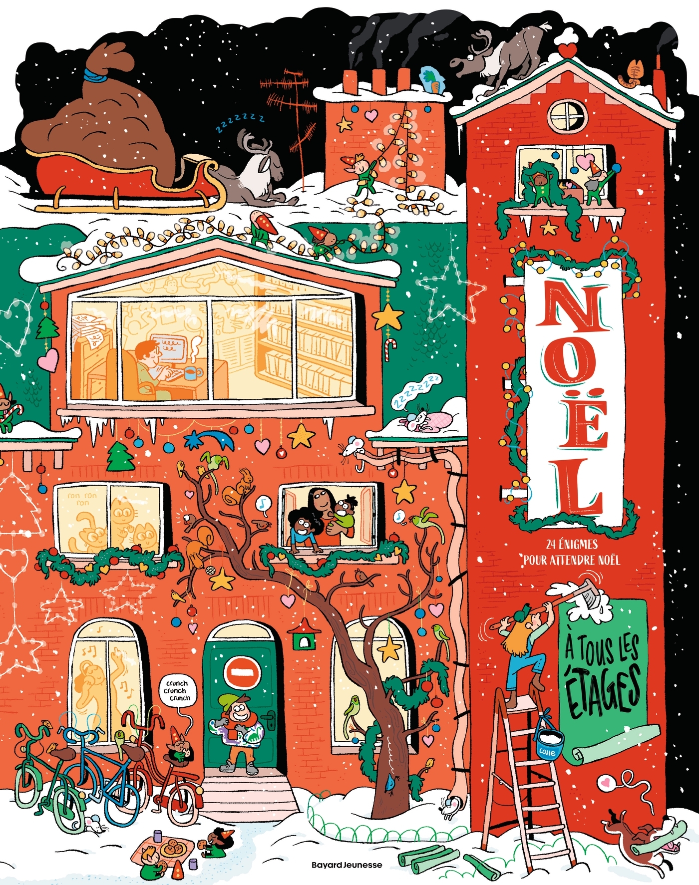 Énigmes à tous les étages - Calendrier de l'avent 2025 - Paul Martin - BAYARD JEUNESSE