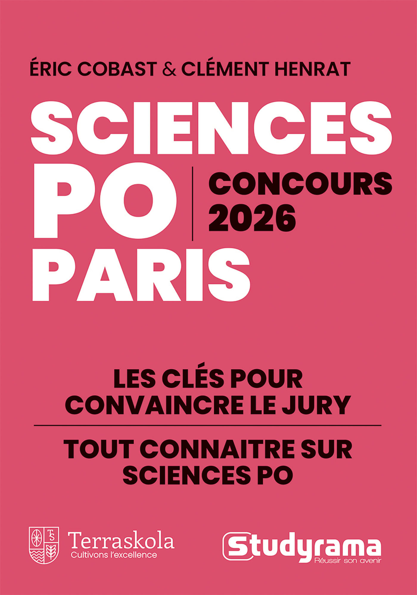 Concours Sciences Po Paris 2026 - Eric Cobast - STUDYRAMA