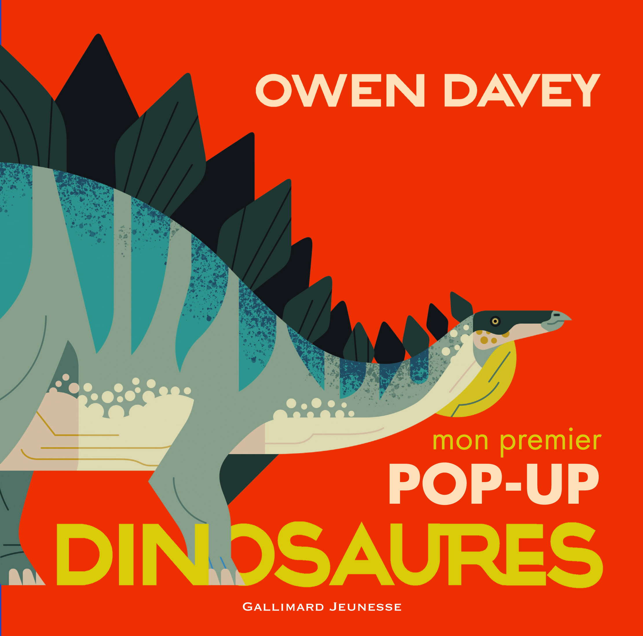 Mon premier pop-up dinosaures - Owen Davey - GALLIMARD JEUNE
