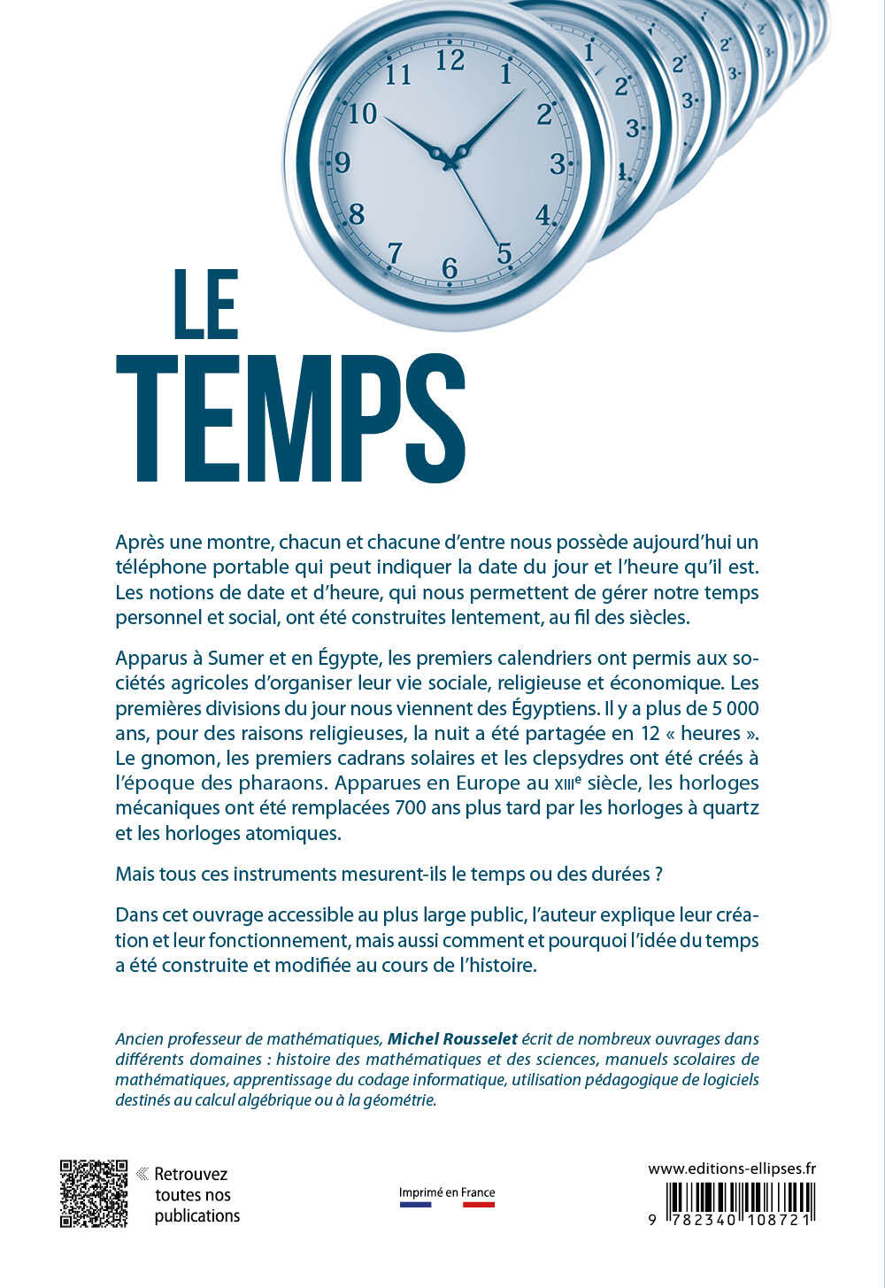 Le temps - Michel ROUSSELET, Paul de Laboulaye - ELLIPSES