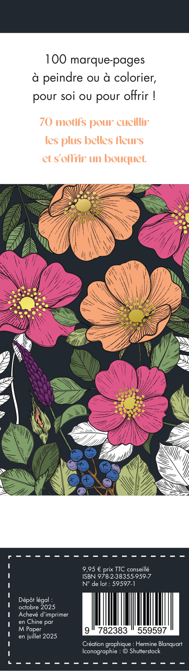 Marque-pages - Fleurs sauvages - Édition premium -  Collectif - MERCILESLIVRES