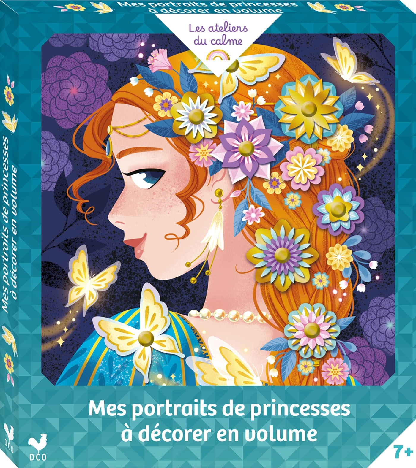 Mes portraits de Princesses à décorer en volume - boîte avec accessoires -  - DEUX COQS D OR