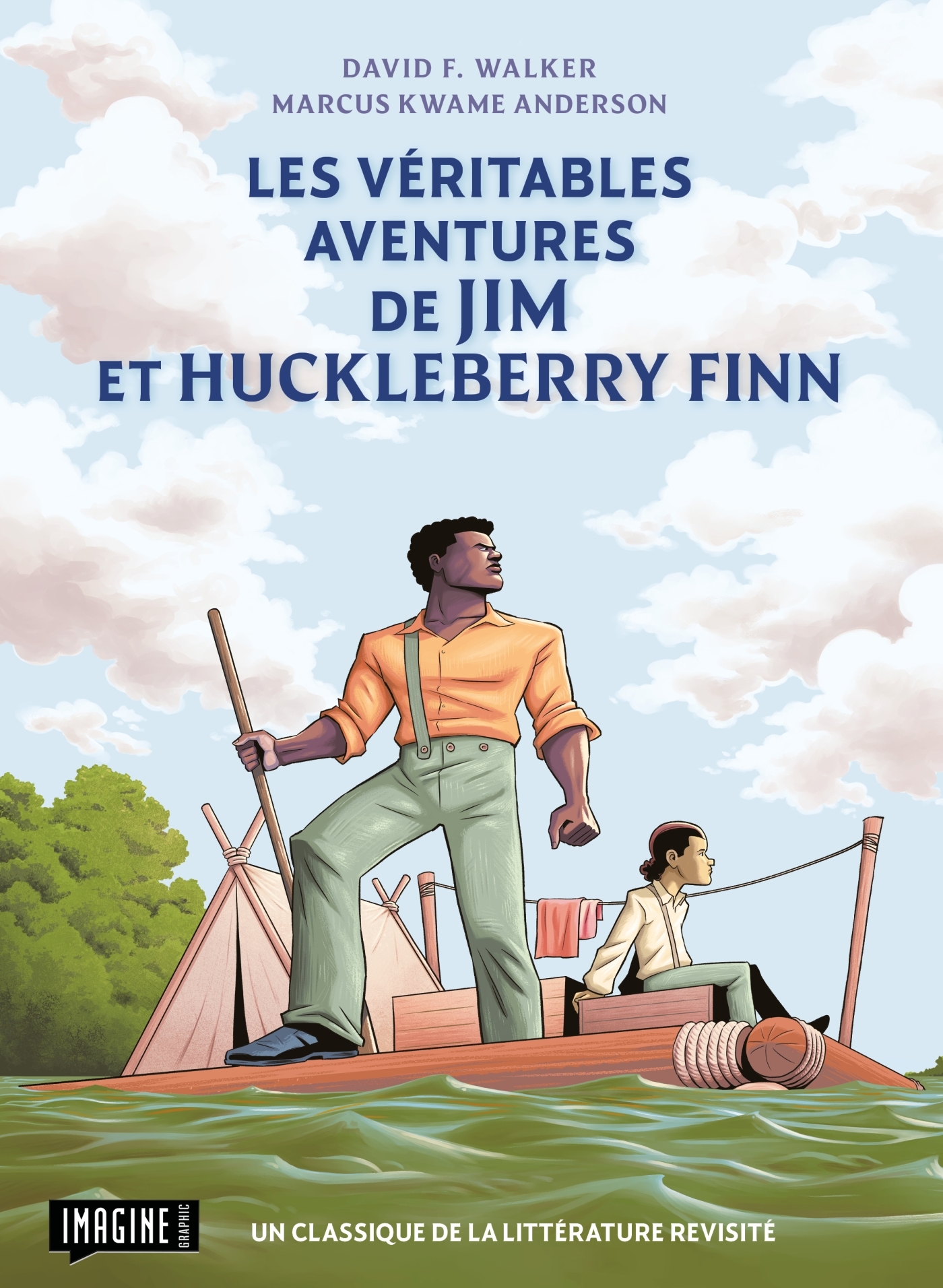 Les véritables aventures de Jim et Huckleberry Finn -  - IMAGINE GRAPHIC