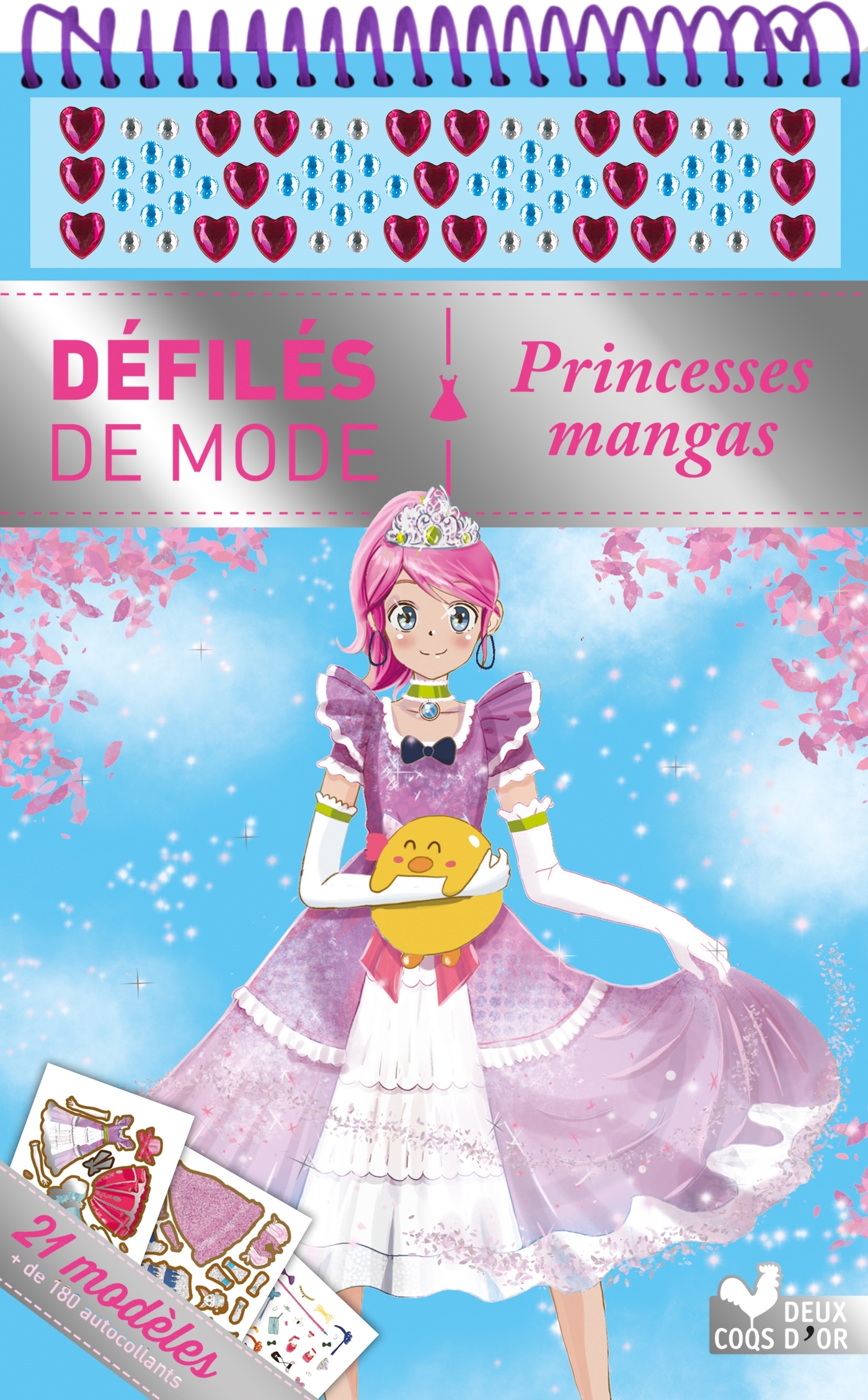 Princesses mangas - Bloc spirale - JINDOROW JINDOROW - DEUX COQS D OR