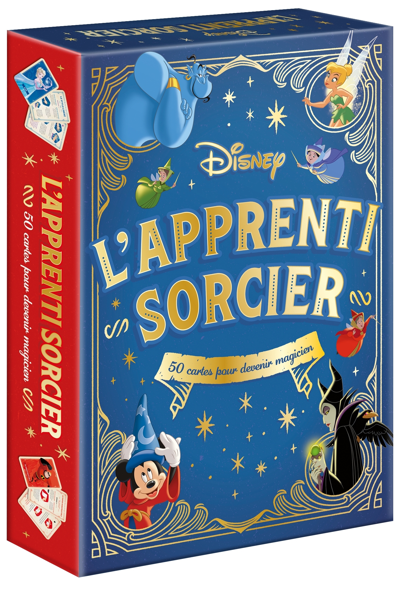 DISNEY - Coffret de magie - L'Apprenti sorcier - 50 cartes pour devenir magicien -  - DISNEY HACHETTE