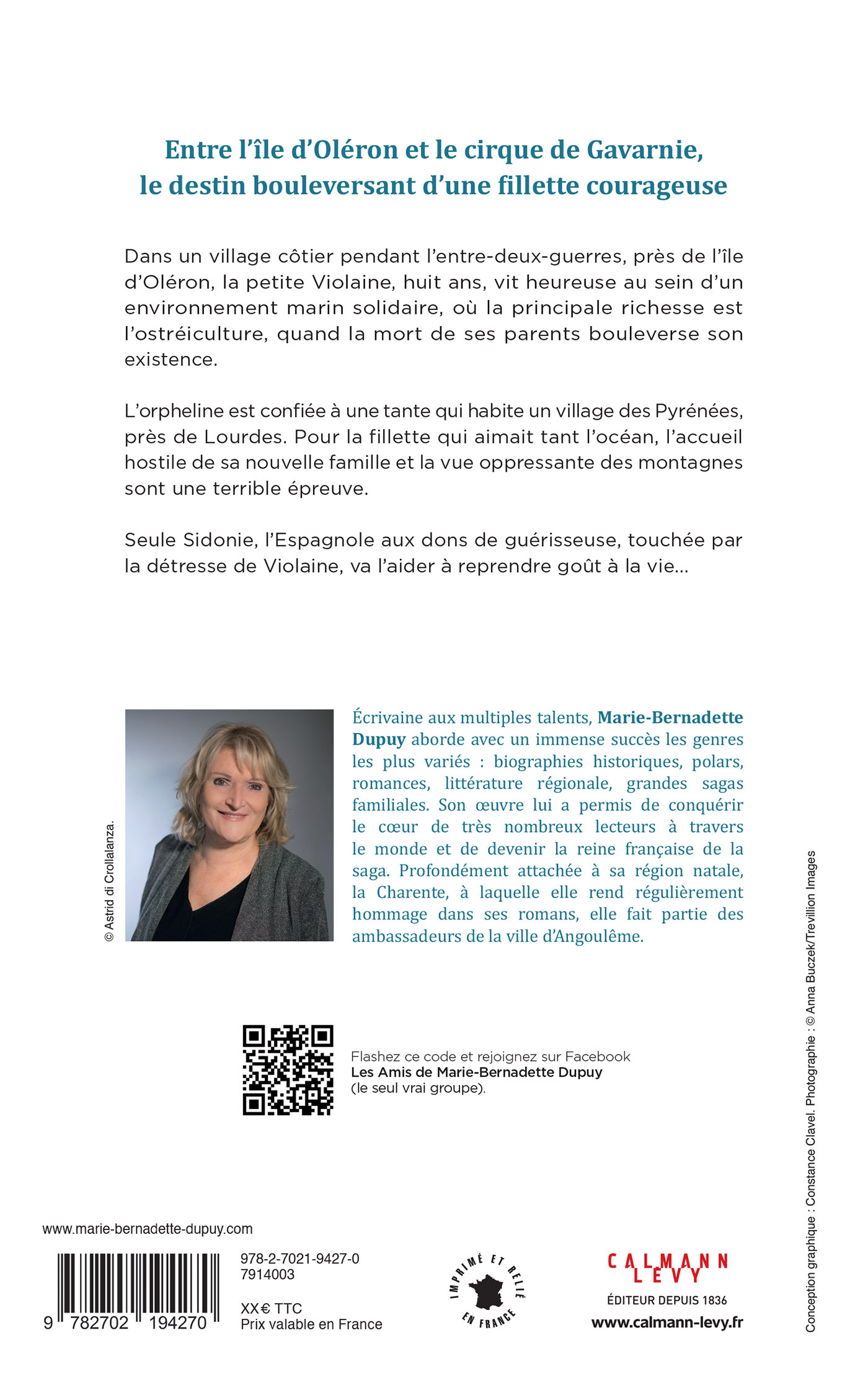 Le Chant de l'océan - Marie-Bernadette Dupuy - CALMANN-LEVY