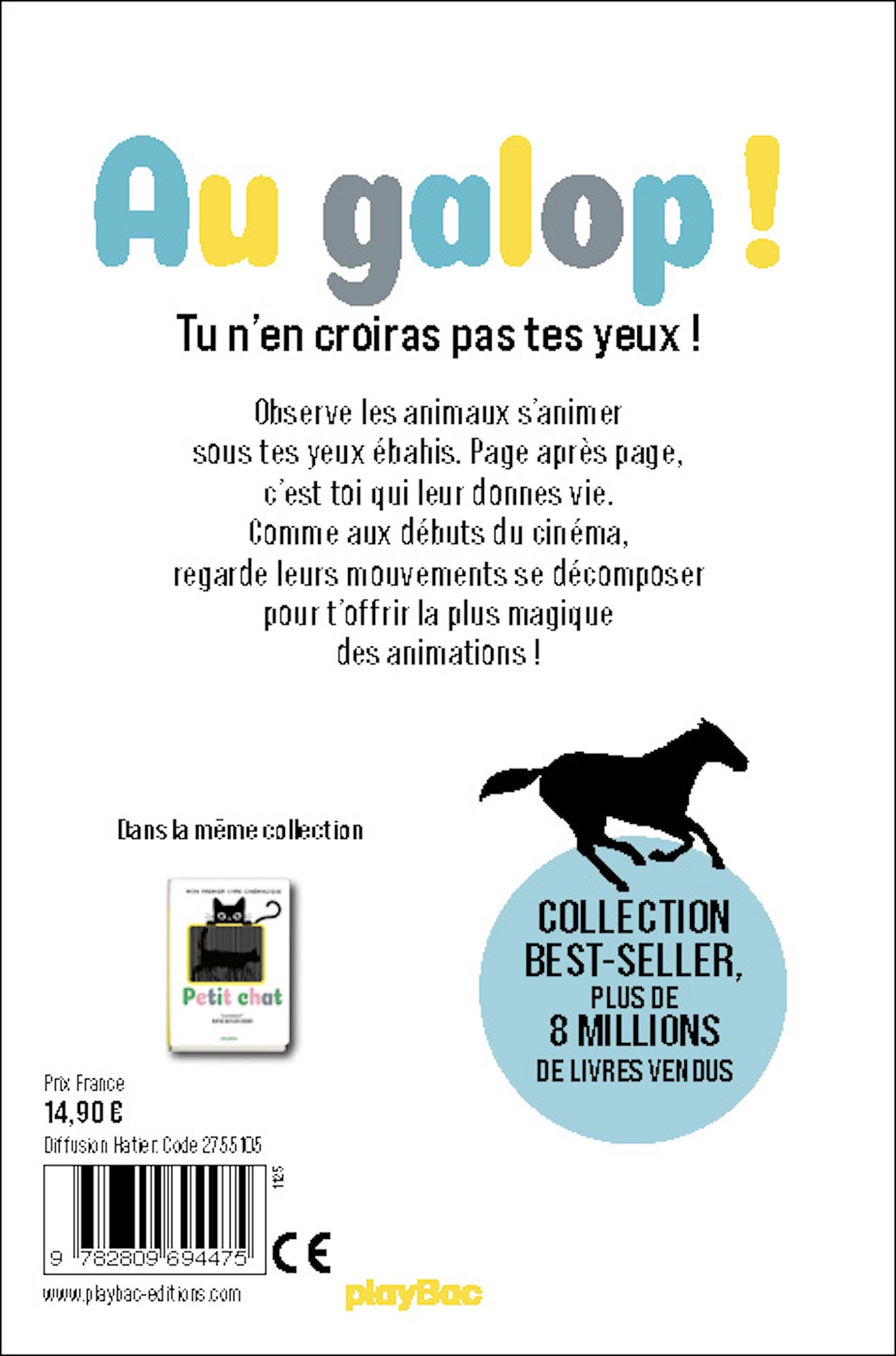 Au galop ! Mon premier livre cinémagique - nouvelle édition - Rufus Butler Seder - PLAY BAC