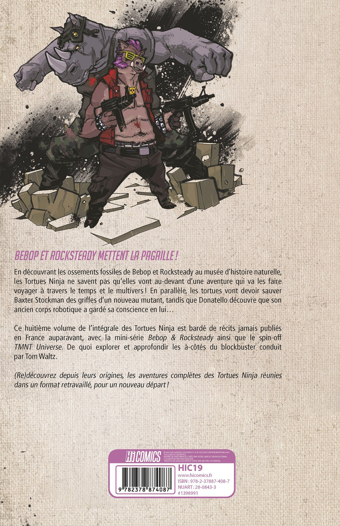 Les Tortues Ninja - TMNT : L'Intégrale T8 - Ben Bates, Brahm Revel, Ryan Ferrier, Dustin Weaver, Paul Allor, Kevin Eastman, Bobby Curnow, Tom Waltz, Chris Mowry, Nick Pitarra, John Lees - HICOMICS