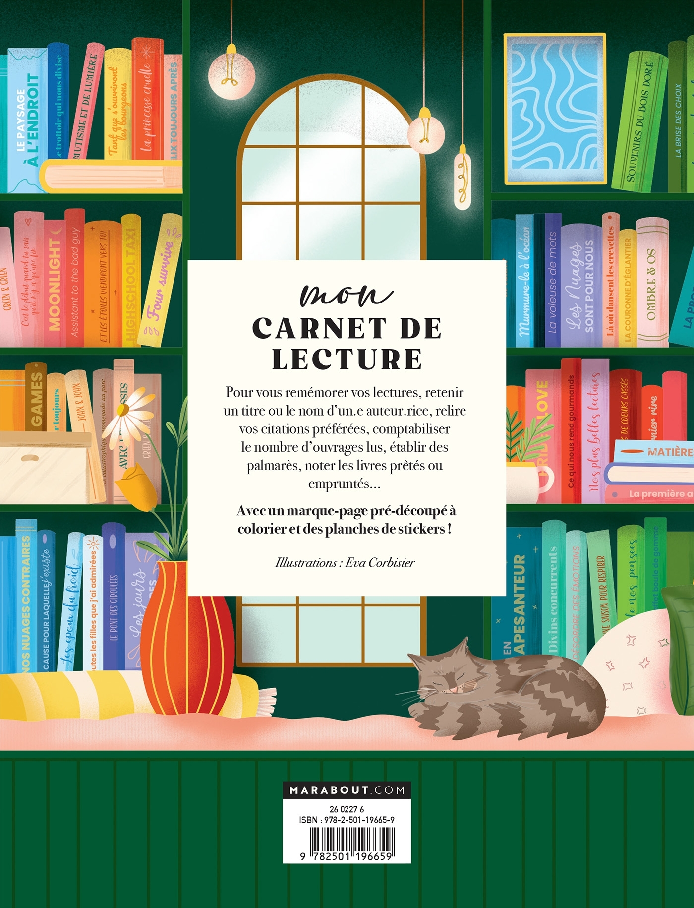 Mon carnet de lecture - Edition de luxe - Audrey Tribot - MARABOUT