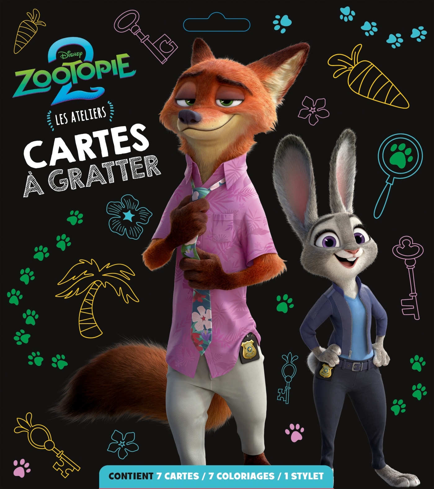 ZOOTOPIE 2 - Les Ateliers Disney - Pochette plate - Cartes à gratter -  - DISNEY HACHETTE