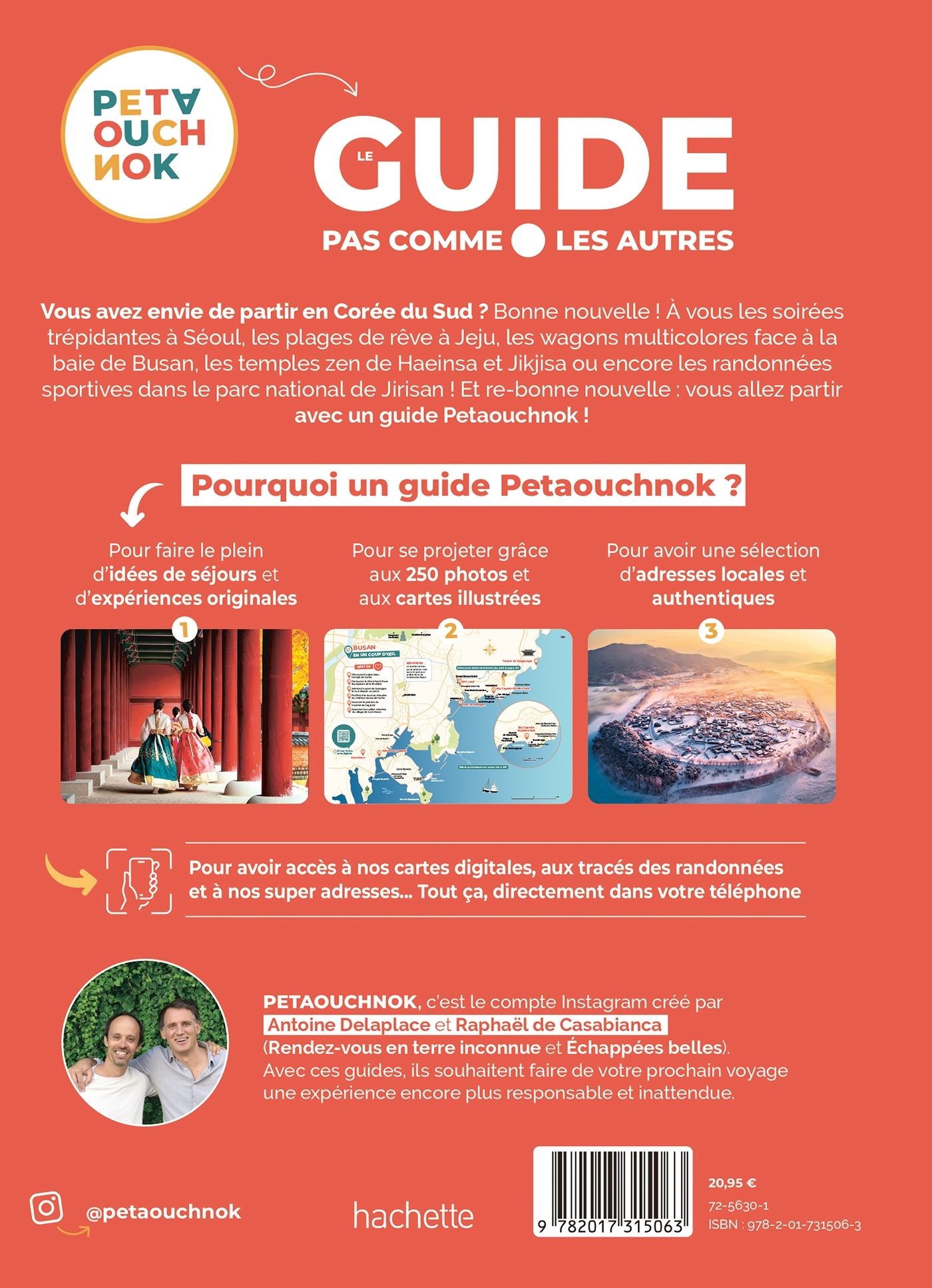 Corée du sud Guide Petaouchnok - Raphaël de Casabianca, Antoine Delaplace, Ophélie Surcouf, Amélie Blondiaux, Roxane ANTOULY - HACHETTE TOURI