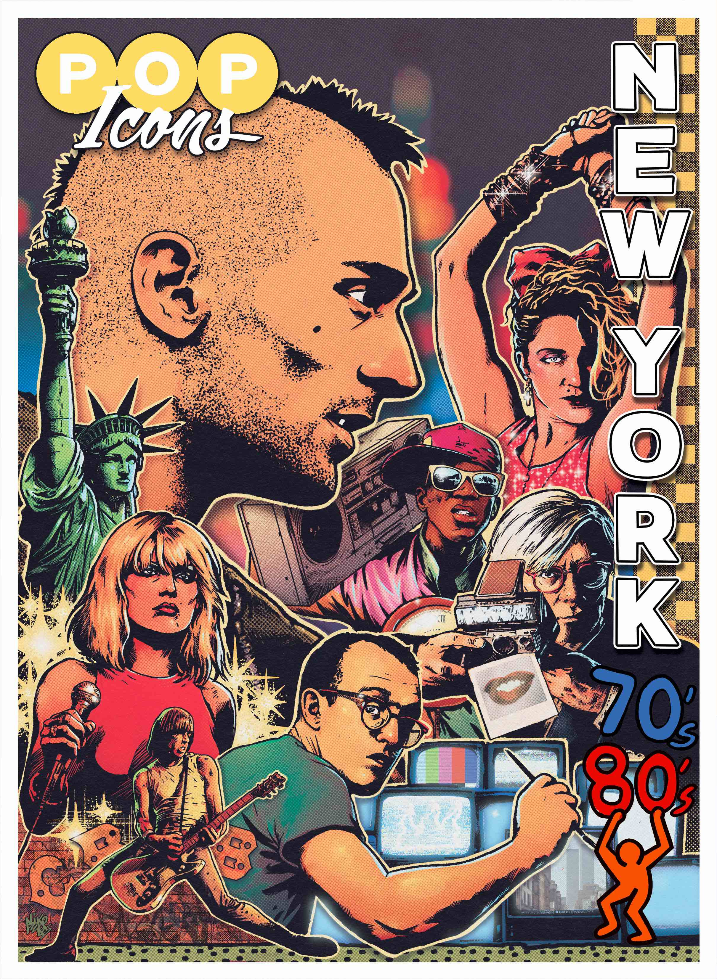 Pop Icons New York 70-80 - Maxime DELCOURT - ECRAN