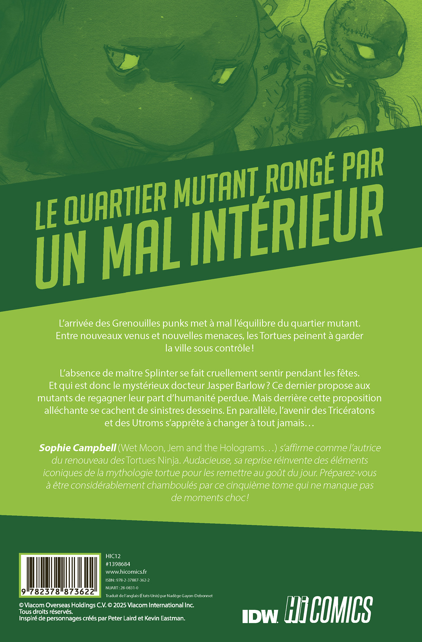 Les Tortues Ninja - TMNT Reborn, T5 : Mystic sister - Sophie Campbell - HICOMICS