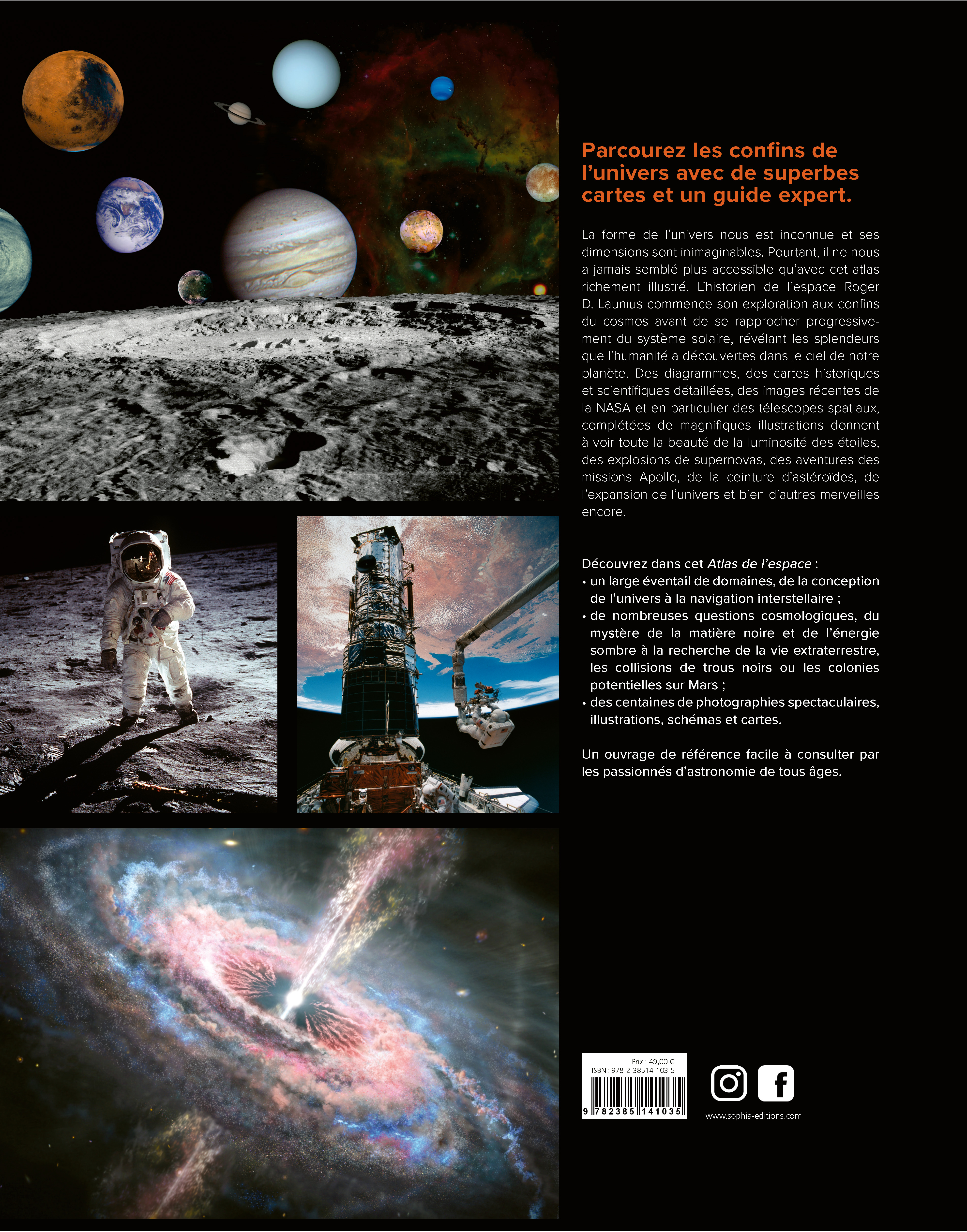 Atlas de l'espace - Roger D. Launius - SOPHIA EDITIONS