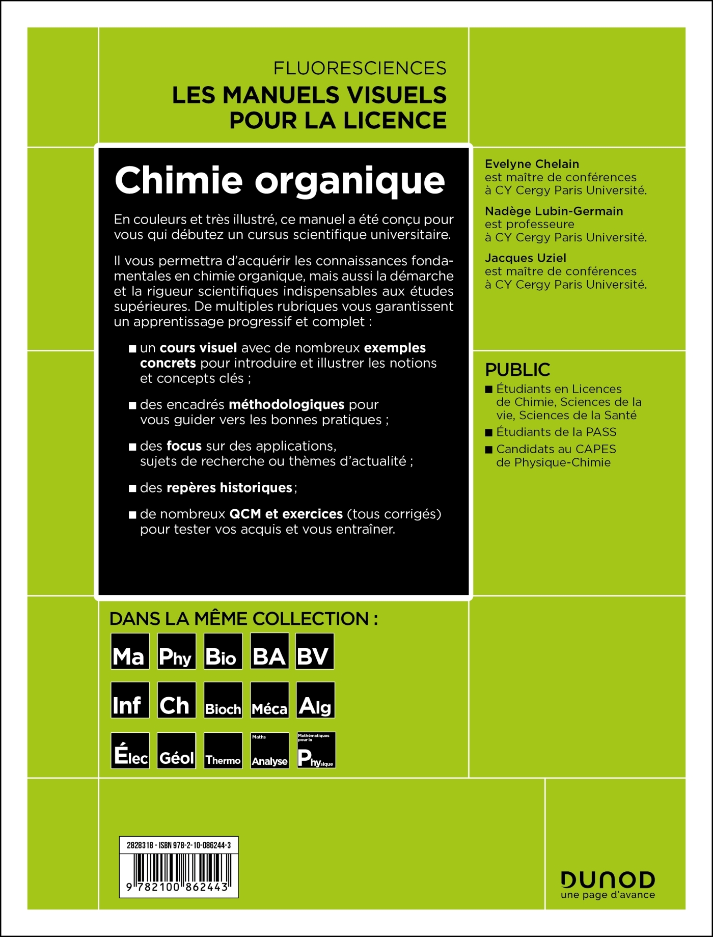Chimie organique - 2e éd. - Evelyne Chelain, Nadège Lubin-Germain, Jacques Uziel - DUNOD