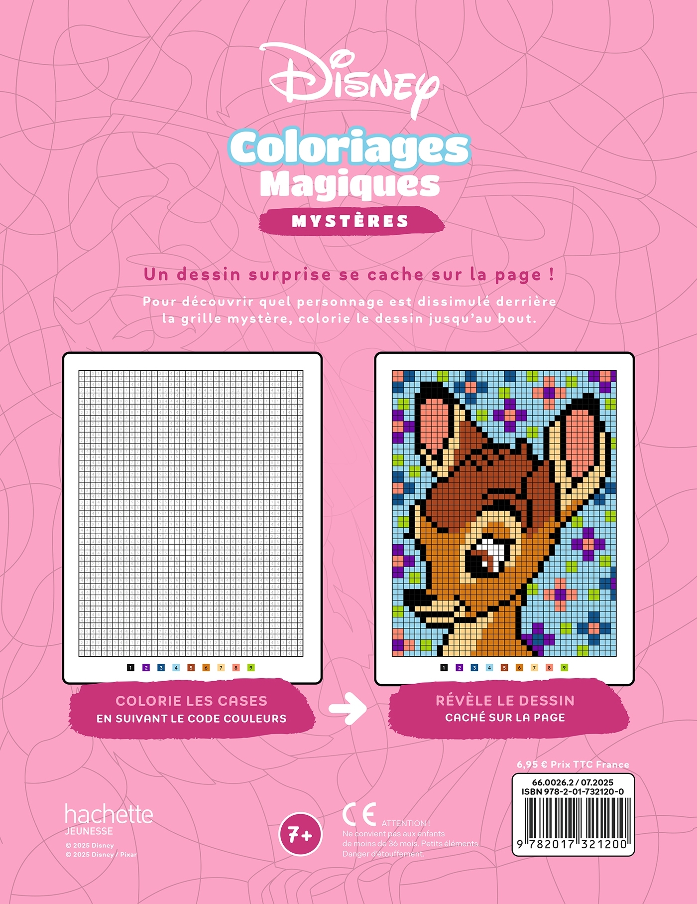 DISNEY - Mes Coloriages Magiques Mystères - Spécial Pixels -  - DISNEY HACHETTE