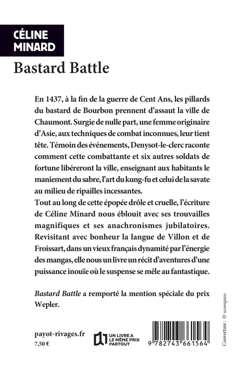 Bastard Battle - Céline Minard - RIVAGES