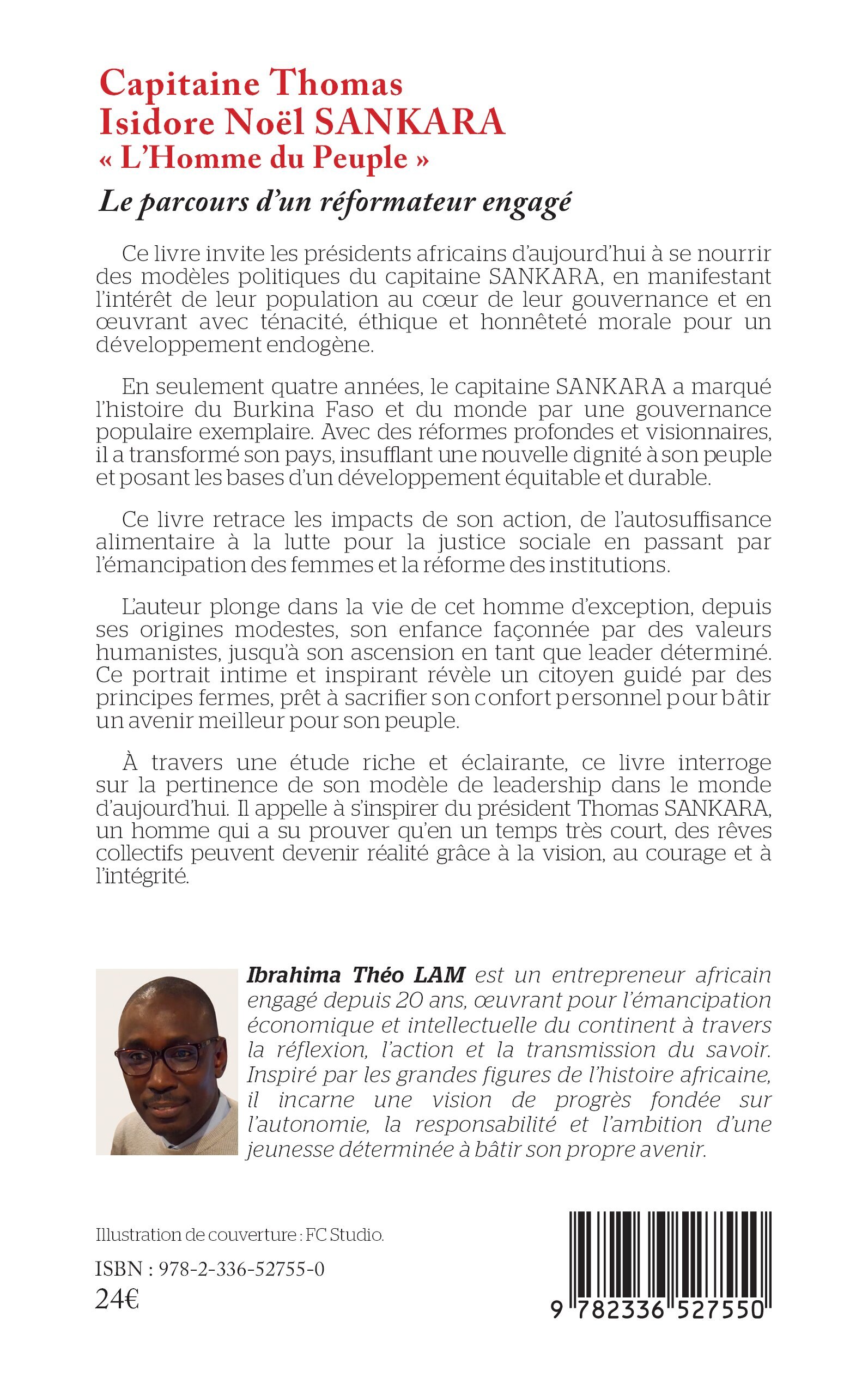 Capitaine Thomas Isidore Noël SANKARA « L’Homme du Peuple » - Ibrahima Théo Lam, Saïd Larifou, Djacoba Alain Tehindrazenarivelo - L'HARMATTAN