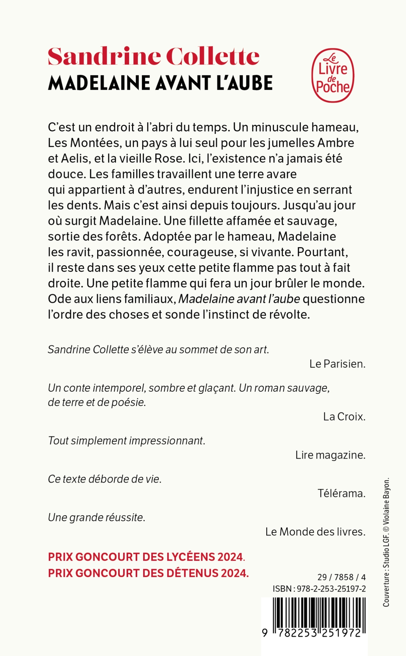 Madelaine avant l'aube - Sandrine Collette - LGF
