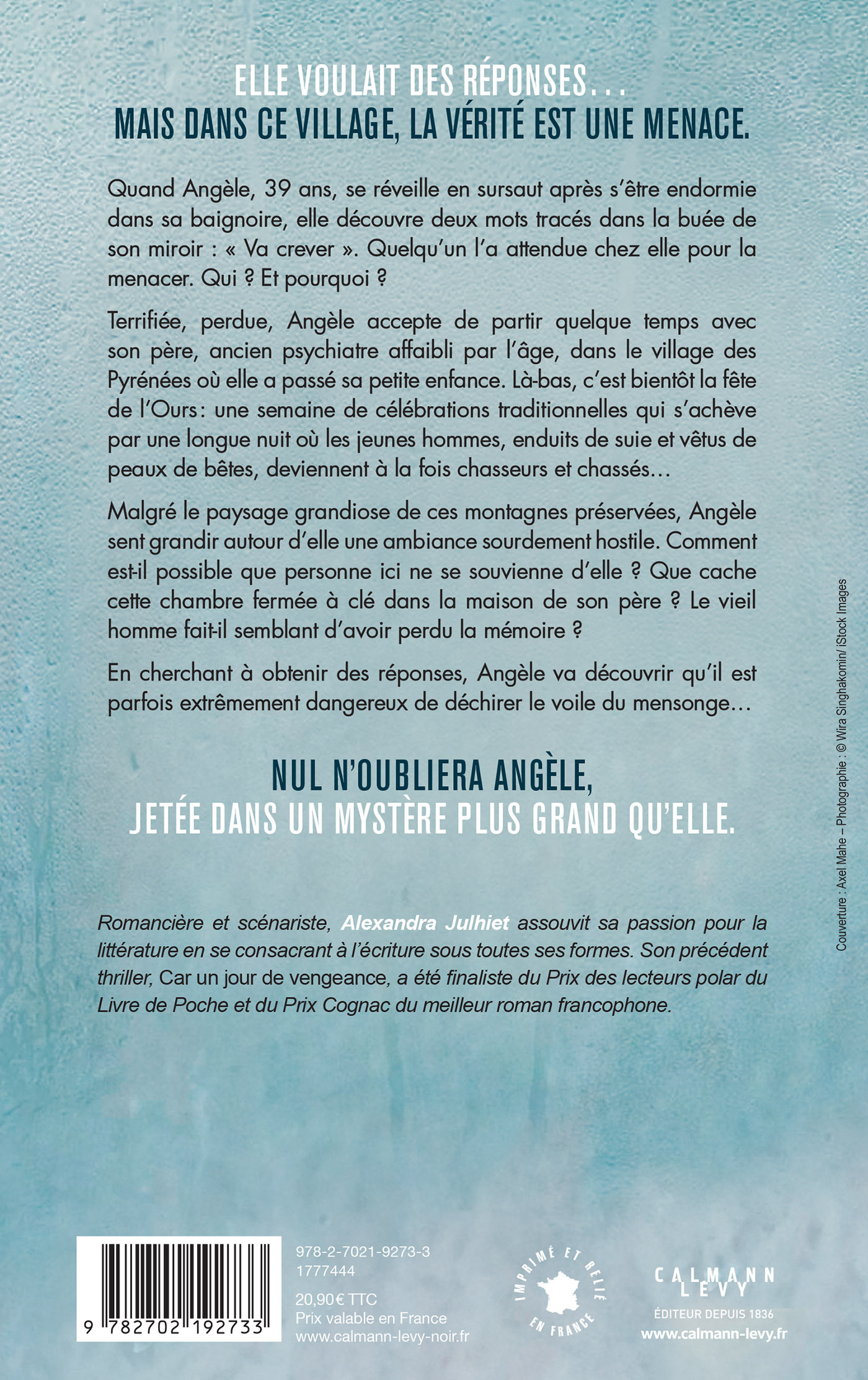 La Nuit de l'ours - Alexandra Julhiet - CALMANN-LEVY