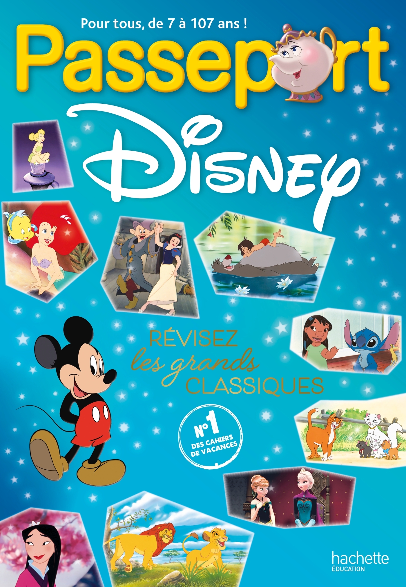 Passeport Disney : révisez les grands classiques ! - Cahier de vacances 2025 - Sandra Lebrun - HACHETTE EDUC