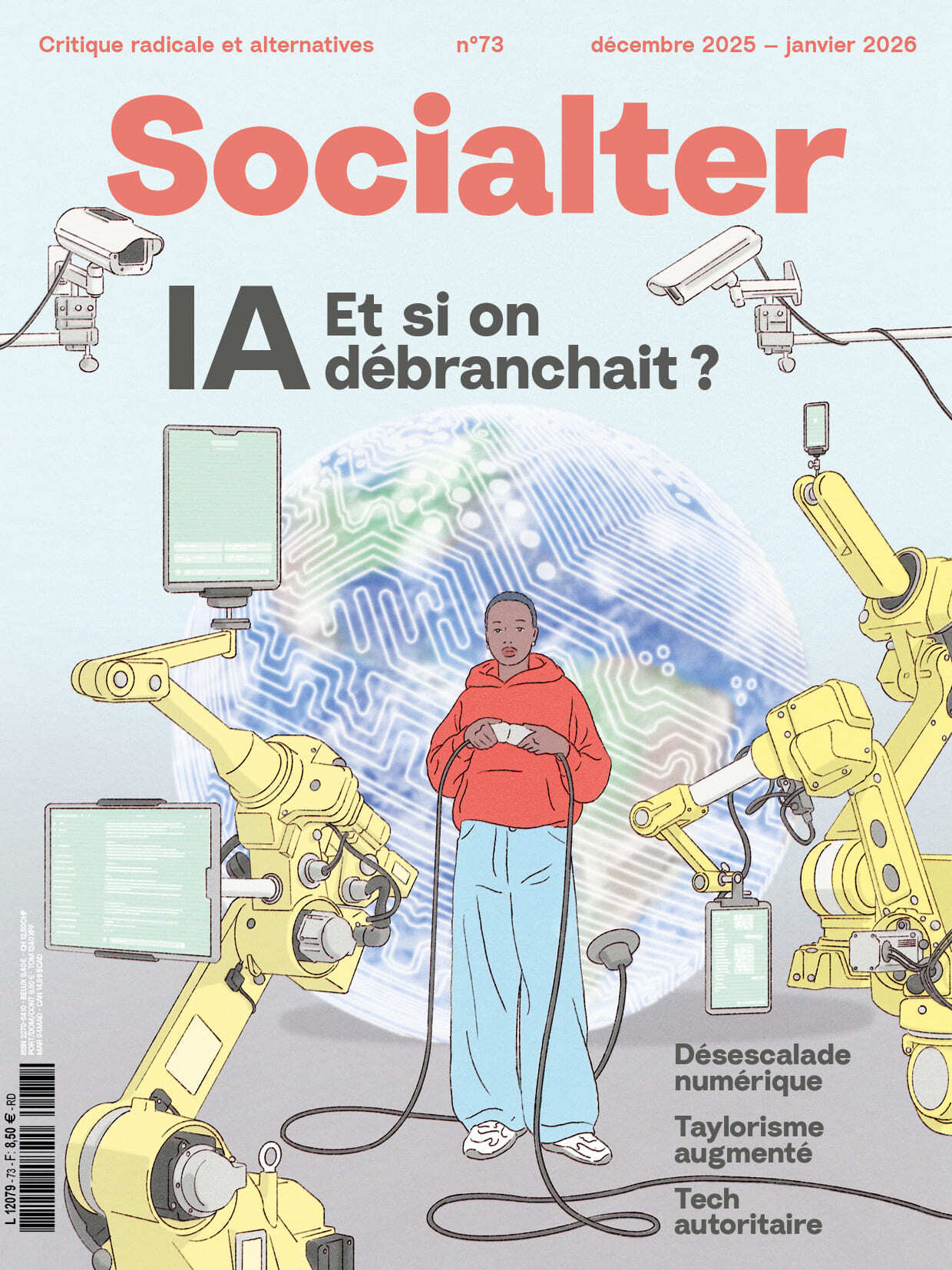 Socialter n°73 : IA : Et si on débranchait ? - Décembre/Janvier 2025 -  Socialter - SOCIALTER