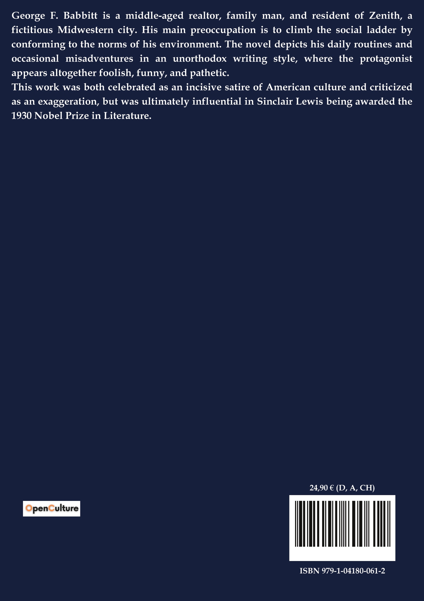 Babbitt - Sinclair Lewis - CULTUREA