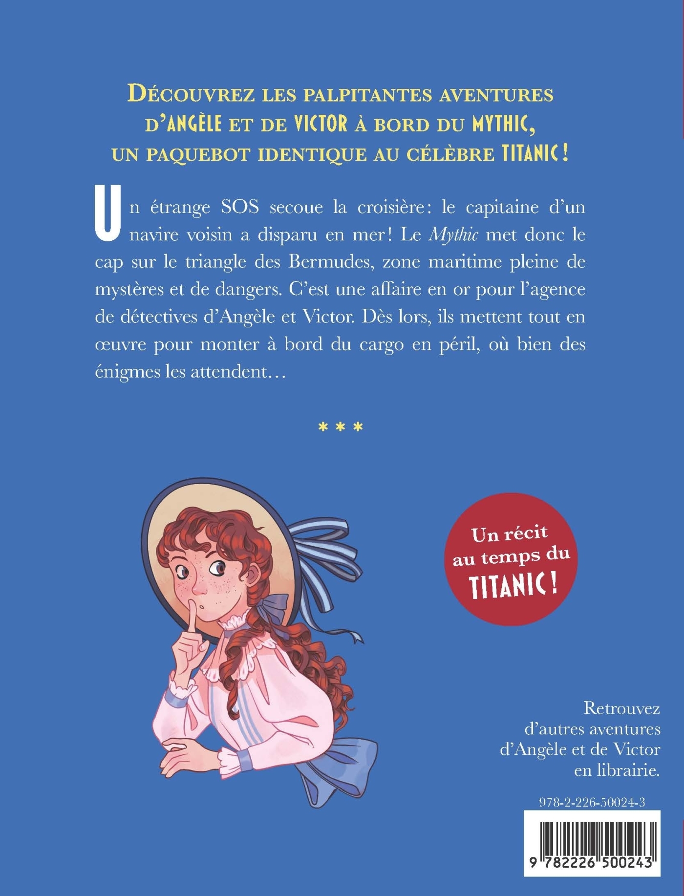 A bord du Mythic, le jumeau du Titanic - tome 5 - Le Capitaine disparu - Fabrice Colin - ALBIN MICHEL