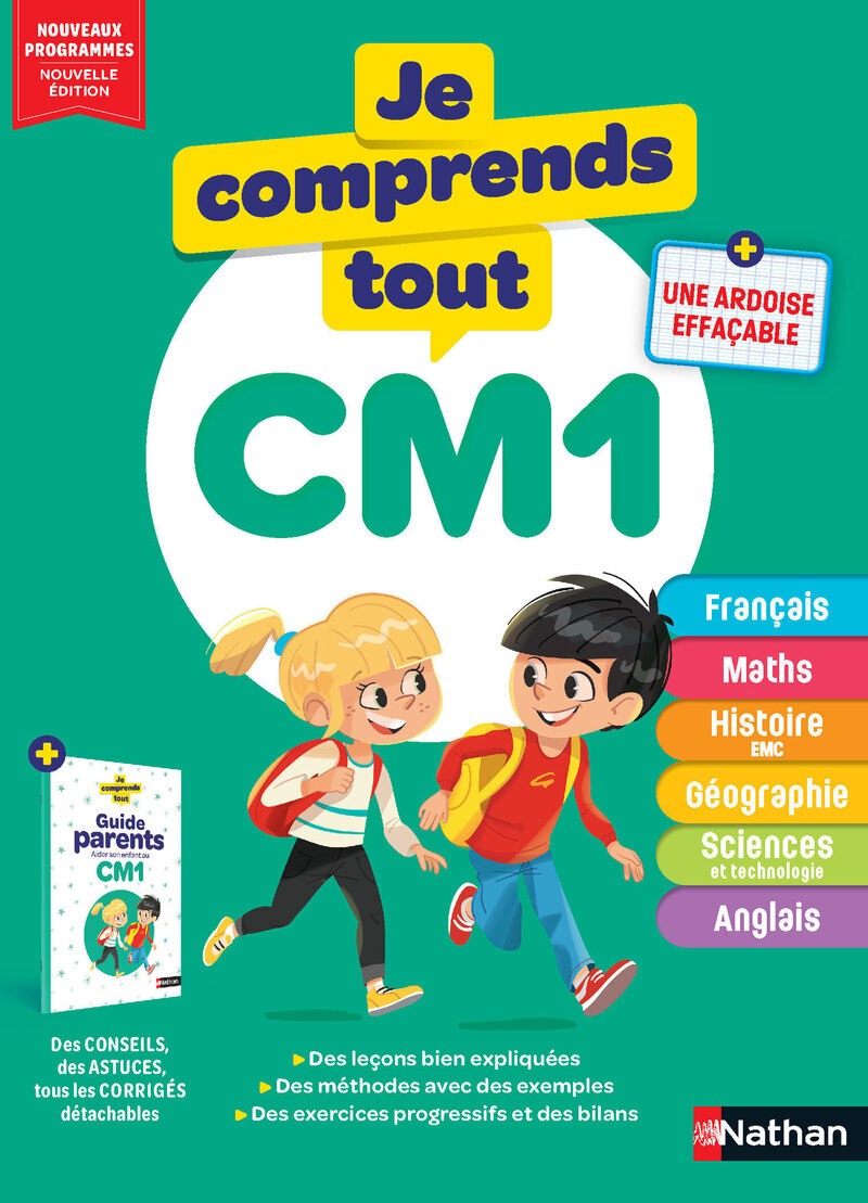 Je comprends tout CM1 - Isabelle Petit-Jean, Fabrice Ruf, Micheline Cazès-Witta, Marian Hollings, Clémence Roux de Luze - NATHAN