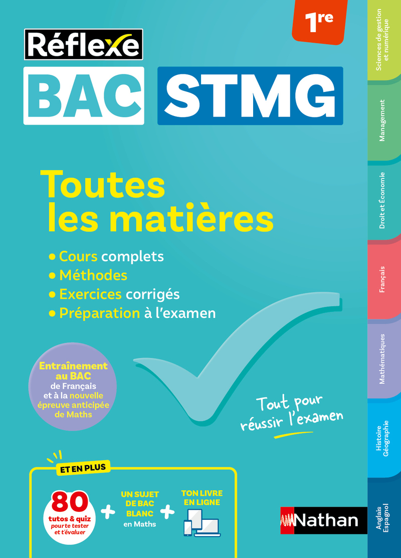 Toutes les matières Bac STMG Première - Réflexe - N° 23 - Patrick Mercati, Xavier Le Ven, Jean-Louis Carnat, Claire Delarocque, Sophie Ortolan, Emmanuelle Sardain, David Lafolie, Adrien David, Caroline Bayle, Olivia Lenormand, David Martin, Solène Mazas-V