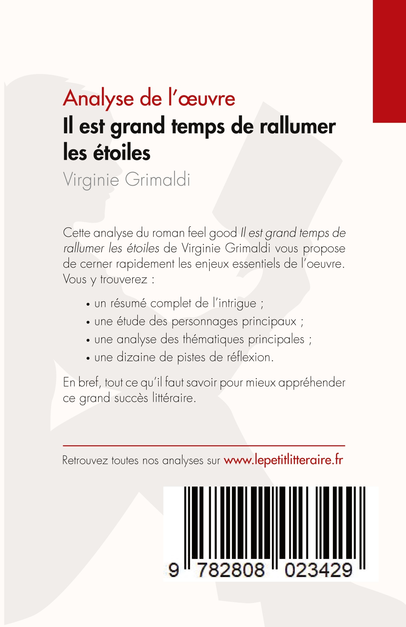 Il est grand temps de rallumer les étoiles de Virginie Grimaldi (Analyse de l'oeuvre) -  Lea Brulé - LEPETITLITTERAI