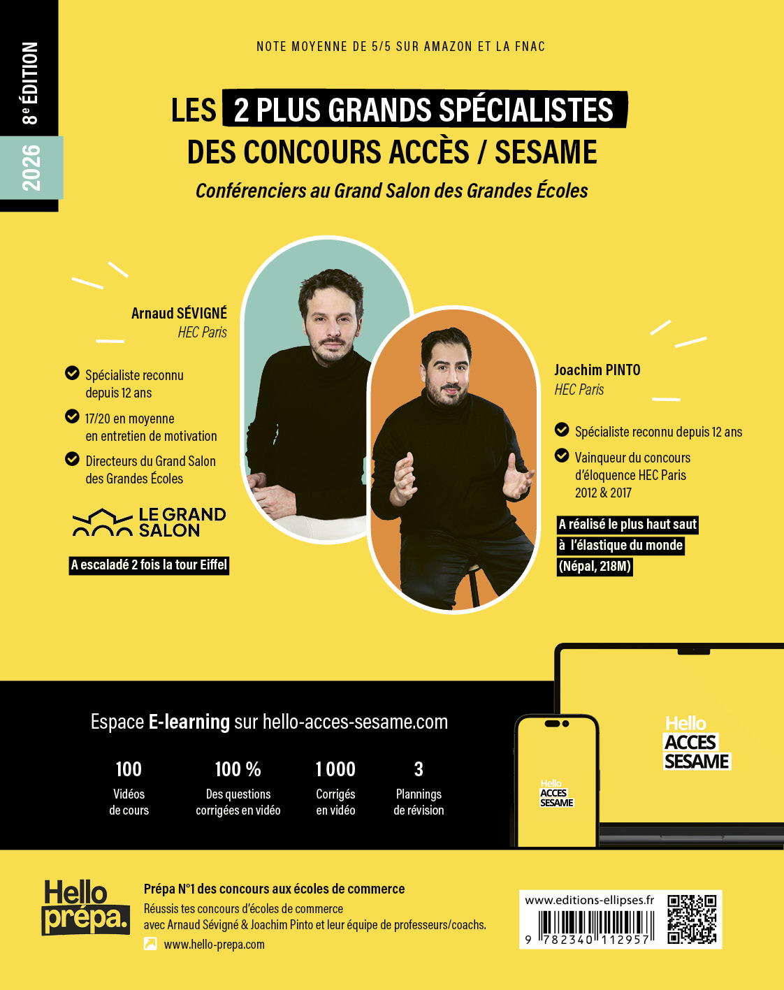 Le Grand manuel ACCÈS (programme officiel : écrits + oraux) - Sophie Gallix, Joachim Pinto, Arnaud Sévigné - ELLIPSES