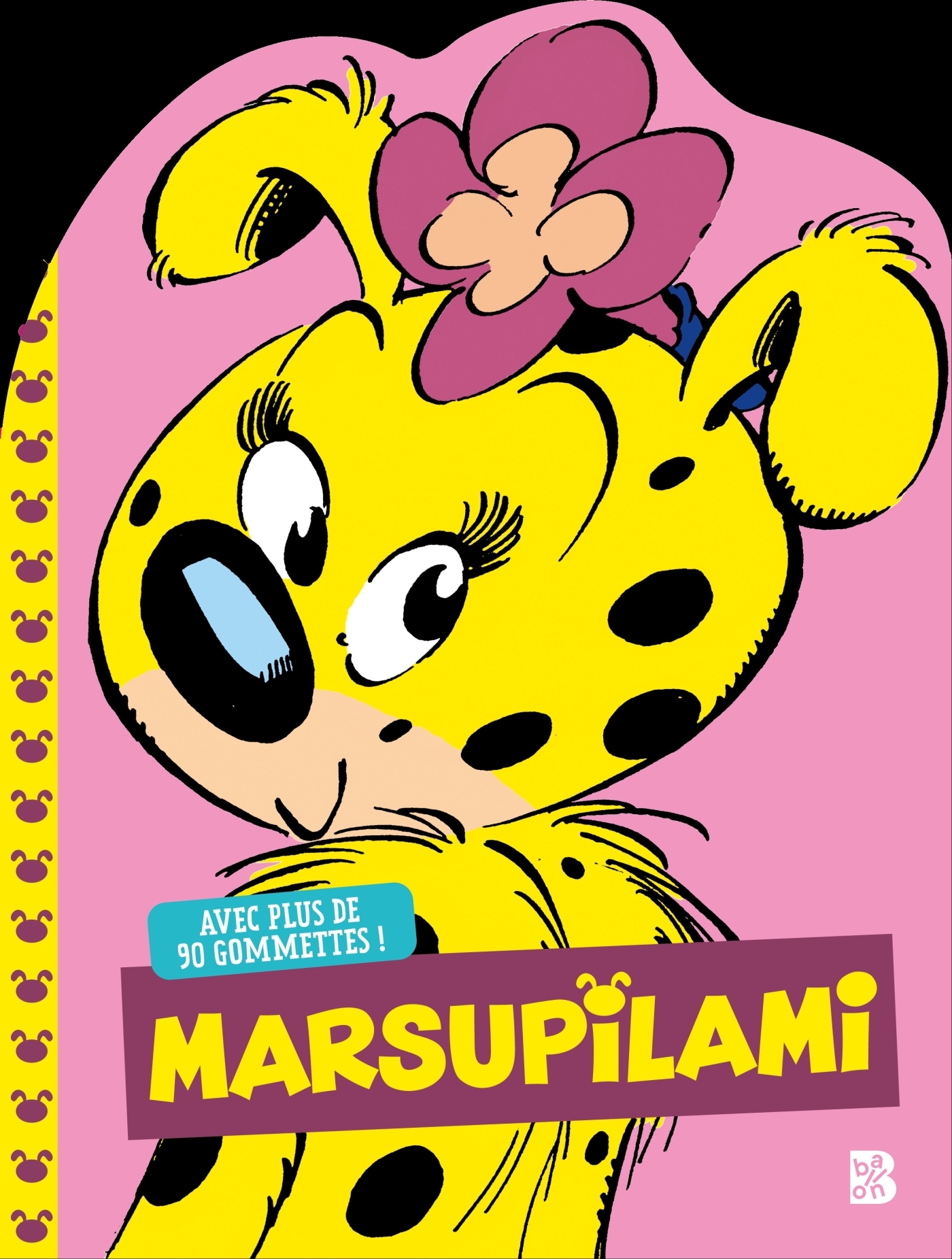 Mes premières gommettes : Bonjour, Marsupilami (rose) -  - BALLON