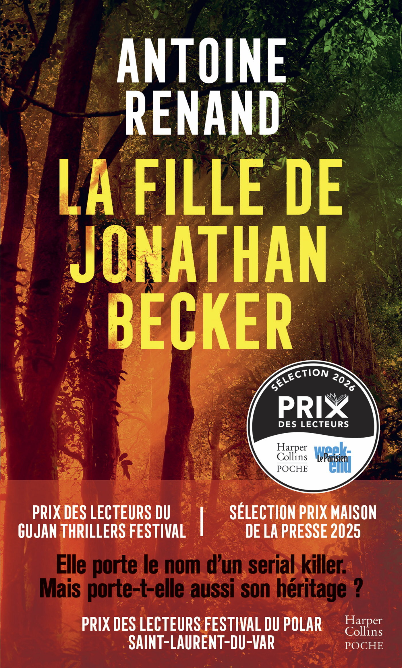 La fille de Jonathan Becker - Antoine Renand - HARPERCOLLINS