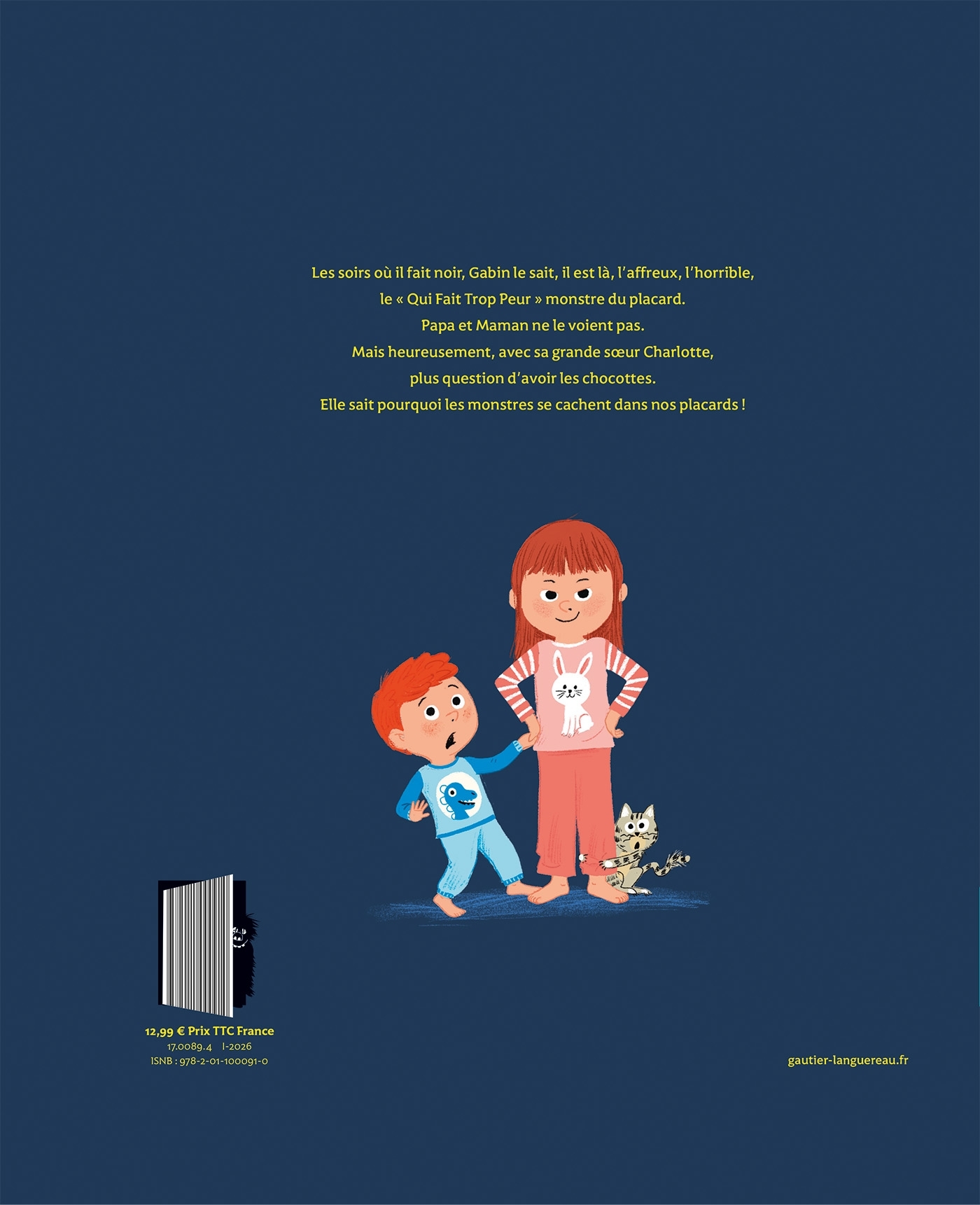 Comment j'ai apprivoisé le Monstre du placard - Lenia Major - GAUTIER LANGU.