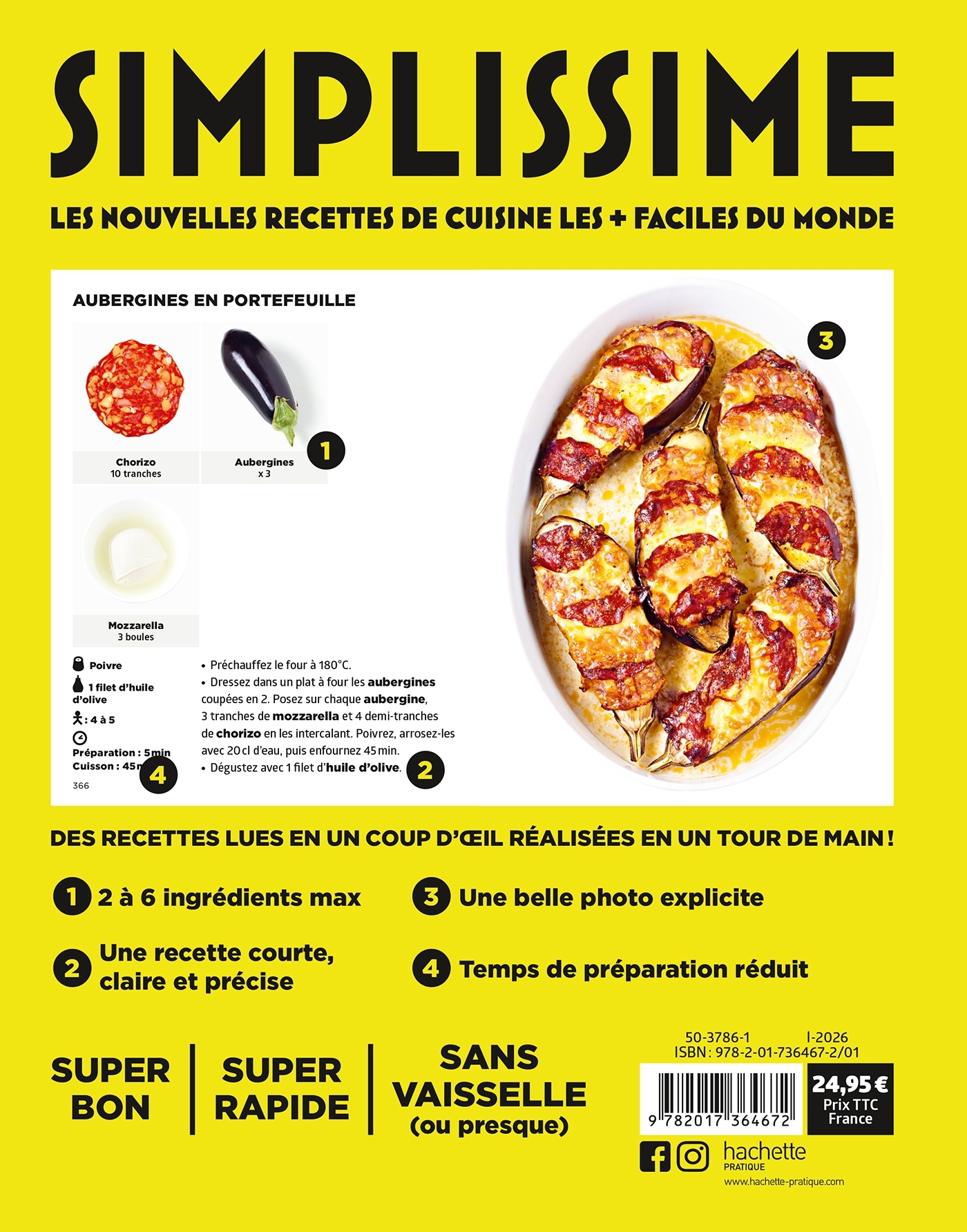 Simplissime - Les nouvelles recettes les plus faciles du monde - Jean-François Mallet - HACHETTE PRAT