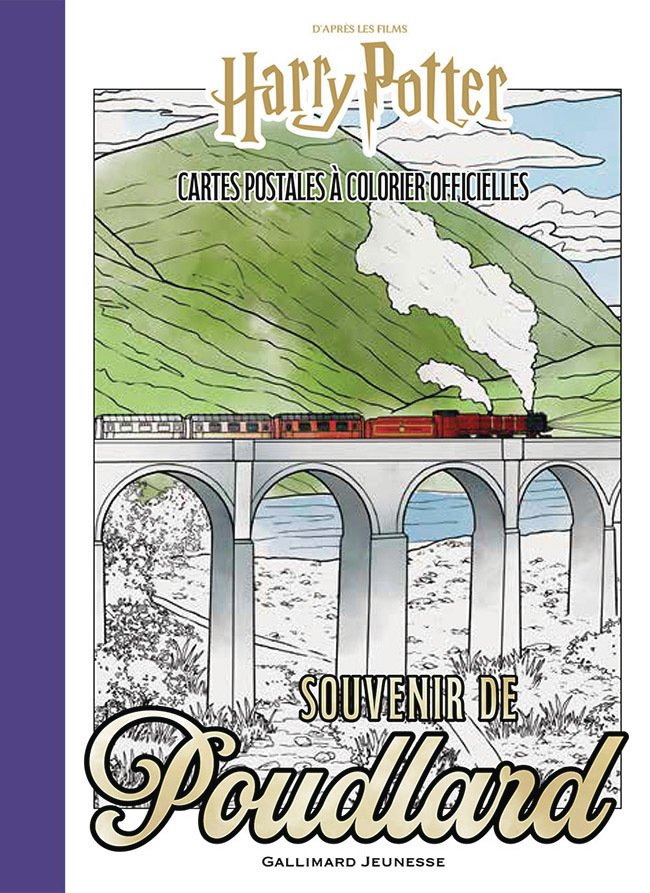 Harry Potter - Souvenir de Poudlard - Cartes postales à colorier -  COLLECTIFS JEUNESSE,  Collectif - GALLIMARD JEUNE